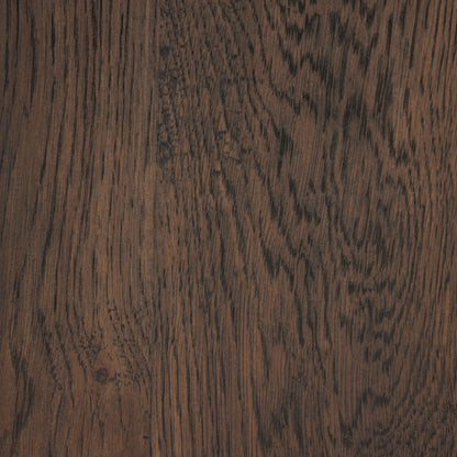 Brisa Round Dining Table by Four Hands in grey tobacco oak, dune onyx. Made from onyx, solid oak, engineered hardwood in a modern style.