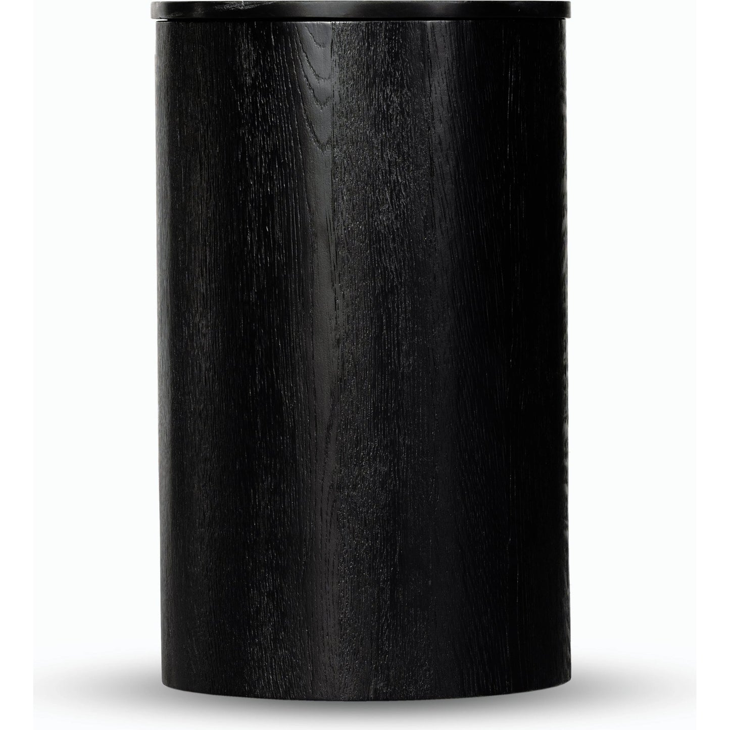 015 SI-1977339 | Additional Silo | Giovani Media Console by Four Hands in black oak veneer, black reeded oak. Made from solid oak, resawn oak in a modern style.