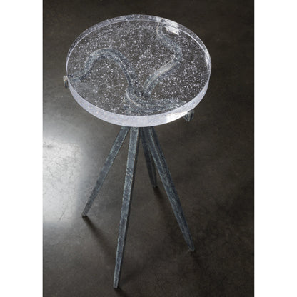 Luna Spot Table by Artistica Home in natural iron. Made from unique in a modern style.