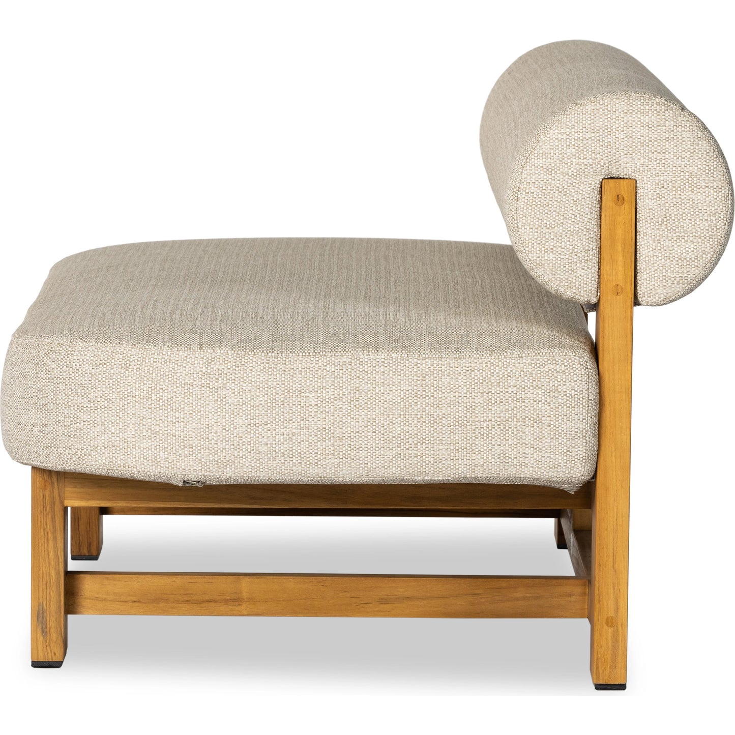 005 SI-1977527 | Additional Silo | Malta Outdoor Sofa by Four Hands in faye sand. Made from 100% olefin, solid fsc®-certified teak, 91% polyurethane foam pad, 9% polyester fiber batting in a modern style.