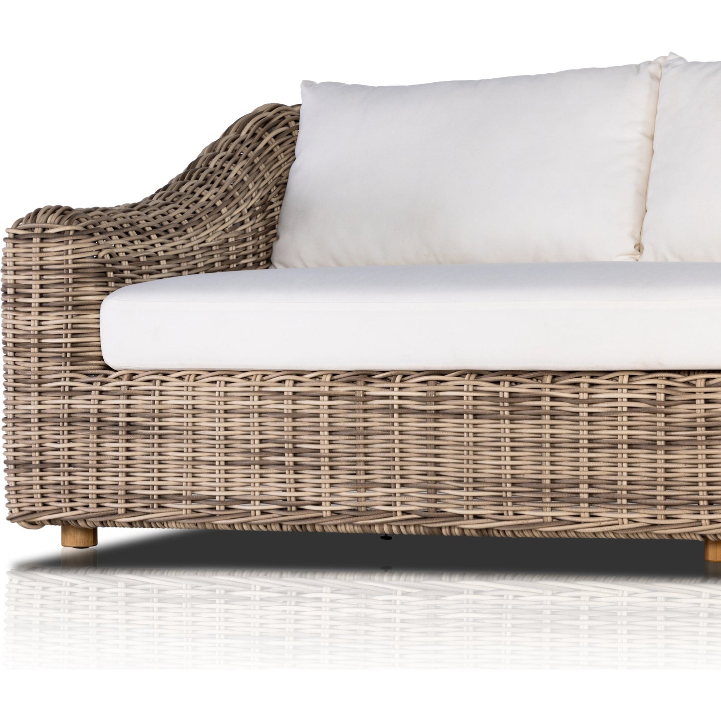 016 SI-1977570 | Closeup | Messina Outdoor Sofa by Four Hands. Made from unique in a modern style.