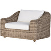 Venao Ivory, Natural Teak-FSC, Chunky Sand Woven