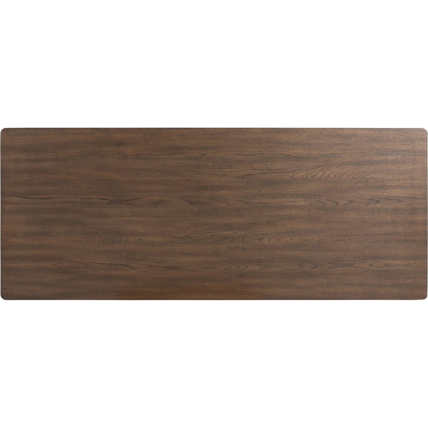 006 SI-2137493 | Closeup | Markia Desk by Four Hands in aged oak veneer. Made from oak veneer, solid oak in a modern style.