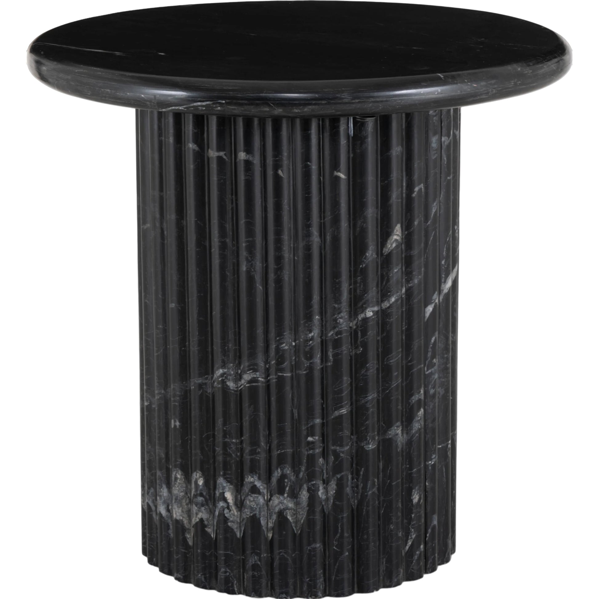 Oranda End Table by Four Hands. Made from solid marble, engineered hardwood in a modern style.