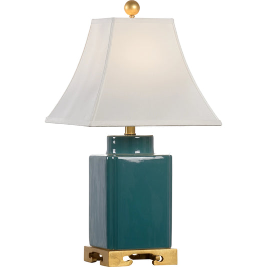 Inkwell Lamp by Wildwood in green. Made from unique in a modern style.