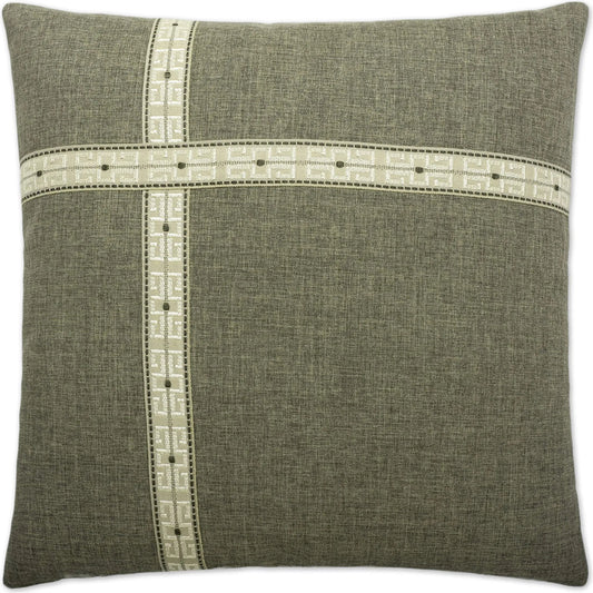 St. John Pillow by DV Kap Home in nugget. Made from 100% polyester in a unique style.