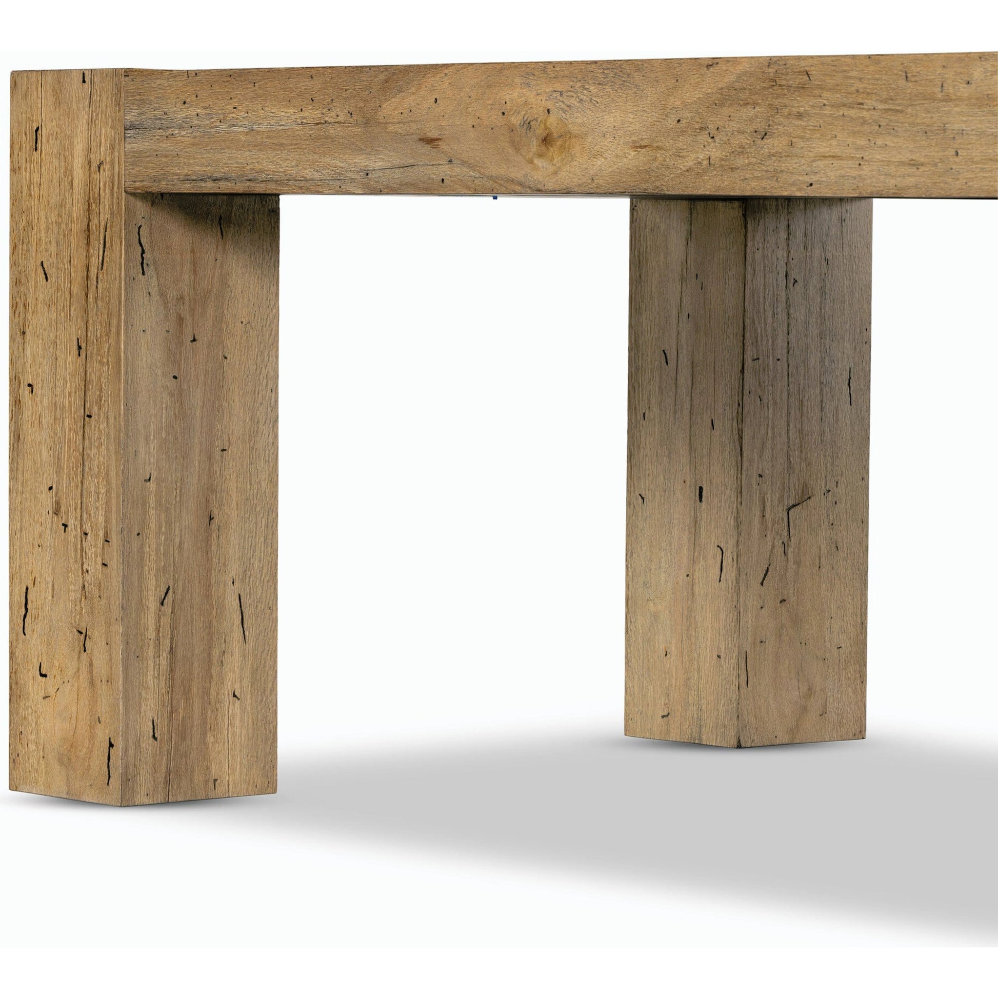 Abaso Dining Table by Four Hands. Made from thick oak veneer, engineered hardwood in a modern style.