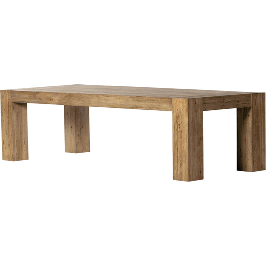 Abaso Dining Table by Four Hands in smoked oak veneer. Made from unique in a modern style.