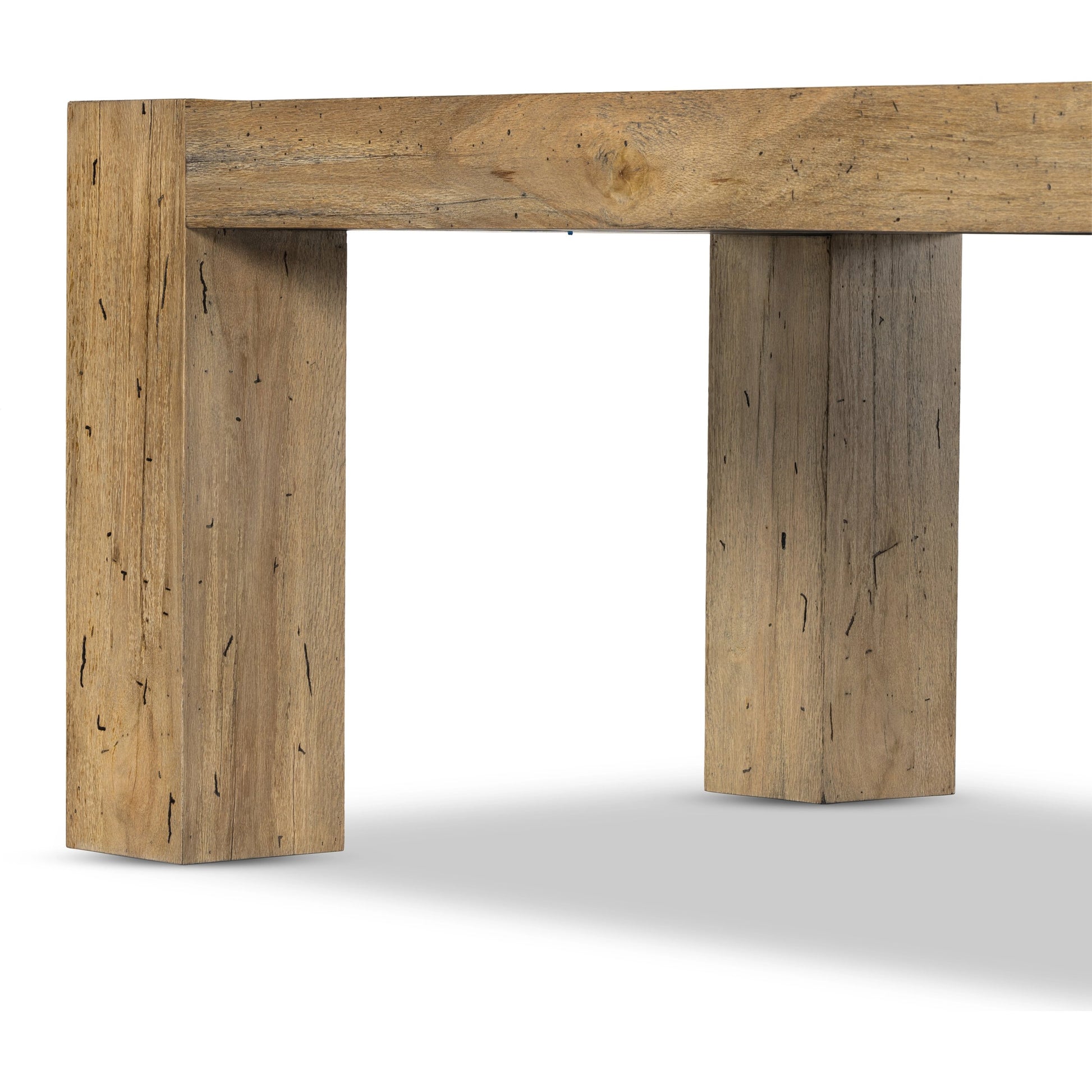 Abaso Dining Table by Four Hands. Made from thick oak veneer, engineered hardwood in a modern style.