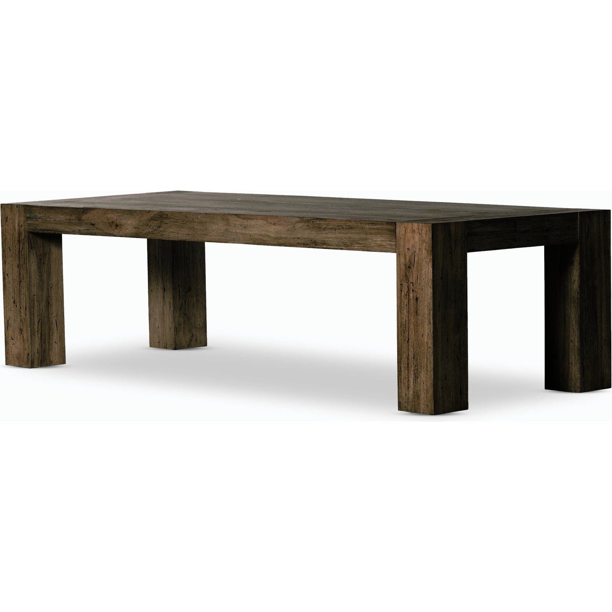 Abaso Dining Table by Four Hands. Made from thick oak veneer, engineered hardwood in a modern style.