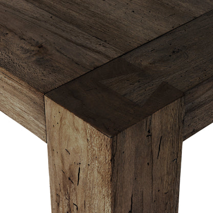 Abaso Dining Table by Four Hands. Made from thick oak veneer, engineered hardwood in a modern style.