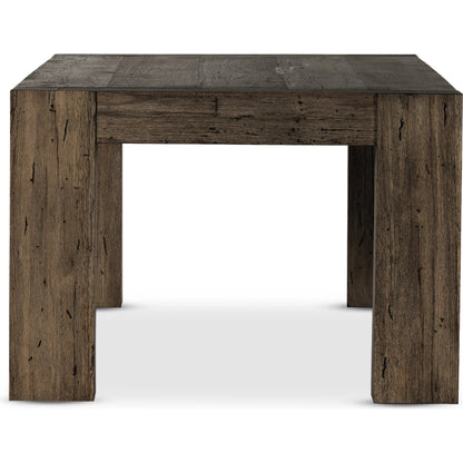 Abaso Dining Table by Four Hands. Made from thick oak veneer, engineered hardwood in a modern style.