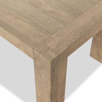Abaso Dining Table by Four Hands in smoked oak veneer. Made from unique in a modern style.