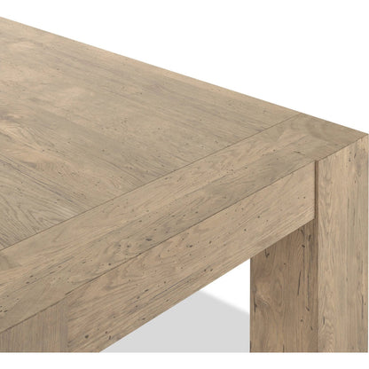 Abaso Dining Table by Four Hands in smoked oak veneer. Made from unique in a modern style.