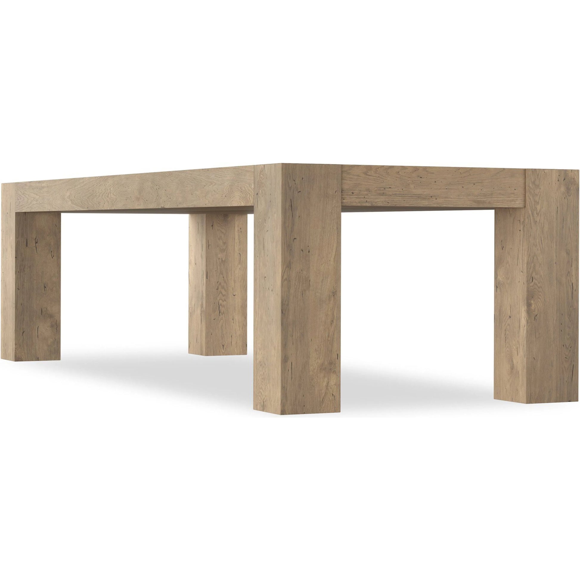 Abaso Dining Table by Four Hands in smoked oak veneer. Made from unique in a modern style.