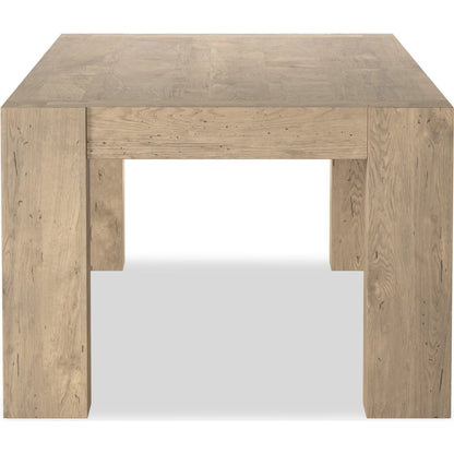 Abaso Dining Table by Four Hands in smoked oak veneer. Made from unique in a modern style.