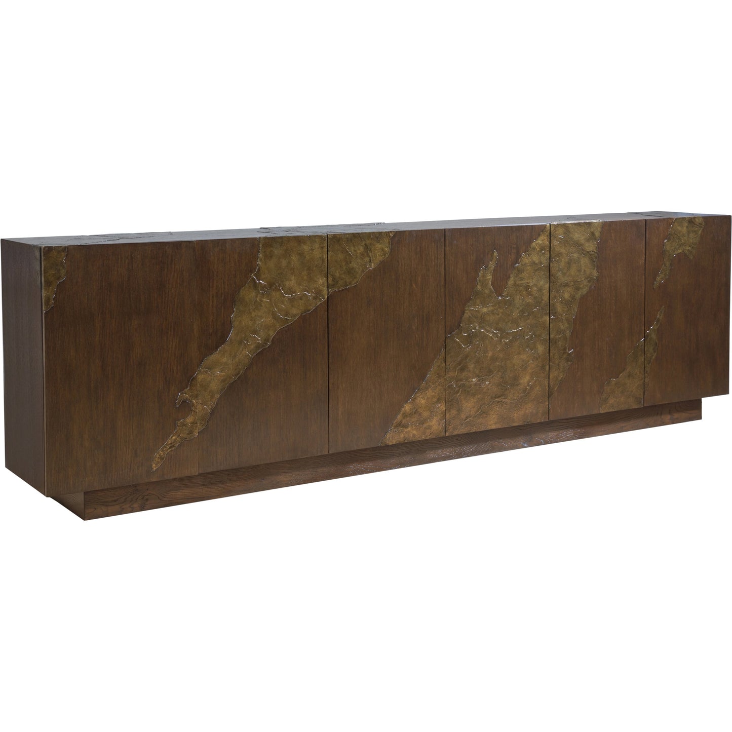 001 SI-2136946 | Primary Silo | Contango Long Media Console by Artistica Home in dark brown. Made from unique in a modern style.