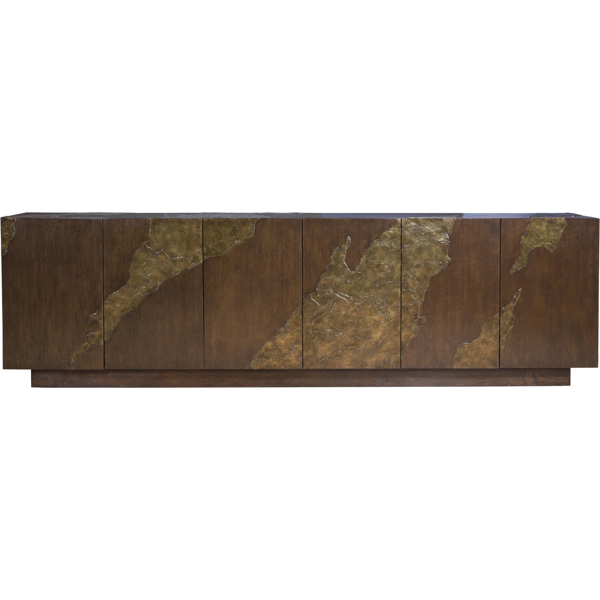 Contango Long Media Console by Artistica Home in dark brown. Made from unique in a modern style.
