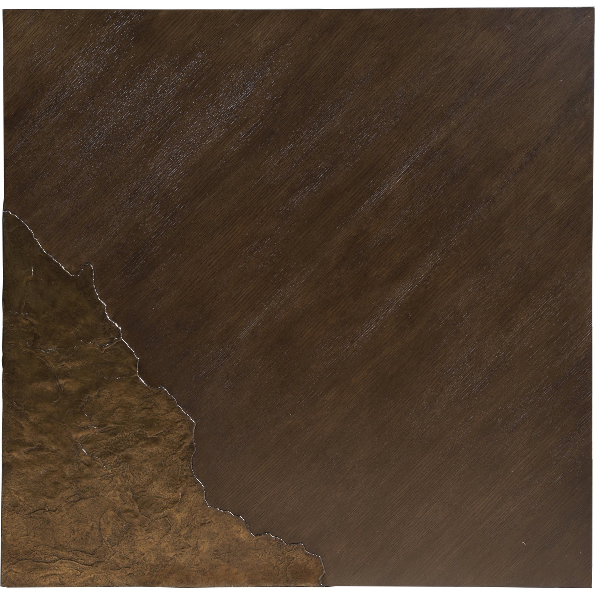 Contango Square Cocktail Table by Artistica Home in dark brown. Made from unique in a modern style.