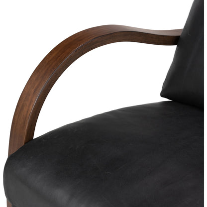 Paxon Chair by Four Hands in terra brown. Made from unique in a modern style.