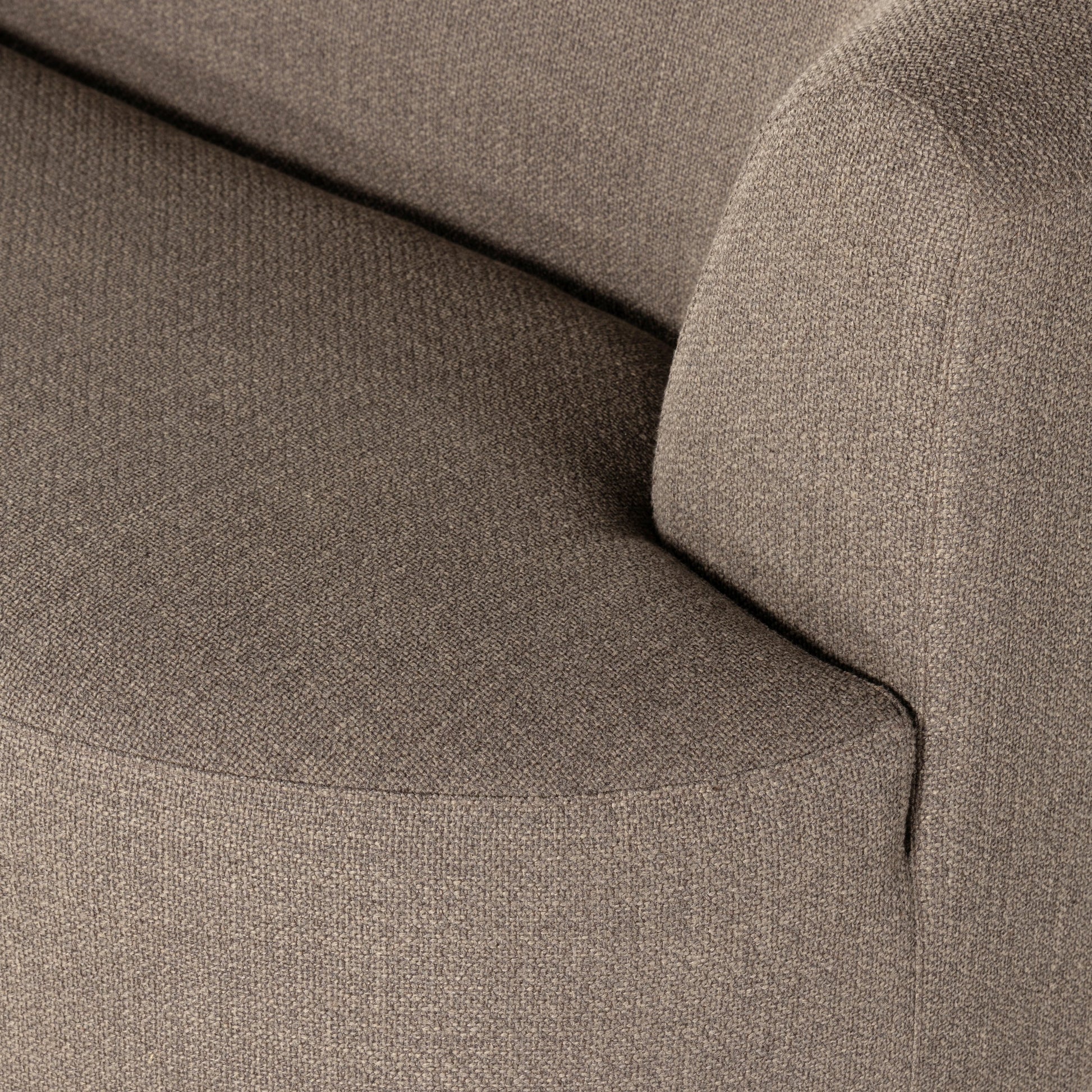 Kipton 2-Piece Sectional by Four Hands in gibson mink. Made from 97% polyester, 3% acrylic, solid pine, 98% polyurethane foam, 2% fiber in a modern style.