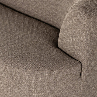 Kipton 2-Piece Sectional by Four Hands in gibson mink. Made from 97% polyester, 3% acrylic, solid pine, 98% polyurethane foam, 2% fiber in a modern style.