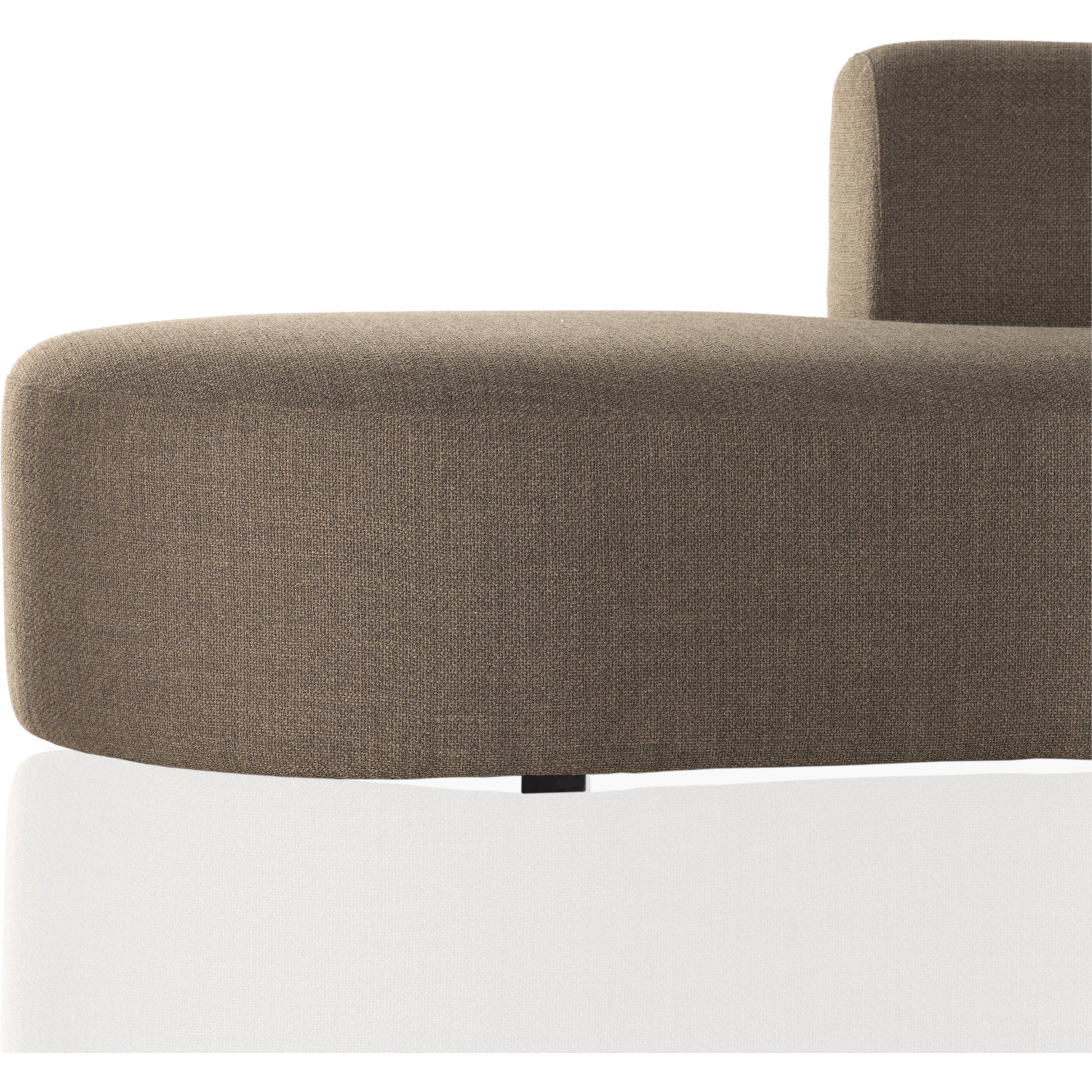 Kipton 2-Piece Sectional by Four Hands in gibson mink. Made from 97% polyester, 3% acrylic, solid pine, 98% polyurethane foam, 2% fiber in a modern style.