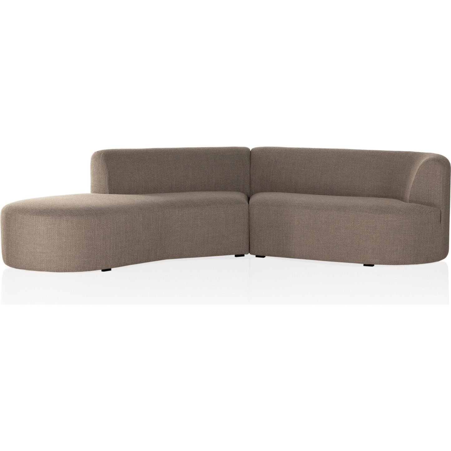 015 SI-1980481 | Additional Silo | Kipton 2-Piece Sectional by Four Hands in gibson mink. Made from 97% polyester, 3% acrylic, solid pine, 98% polyurethane foam, 2% fiber in a modern style.