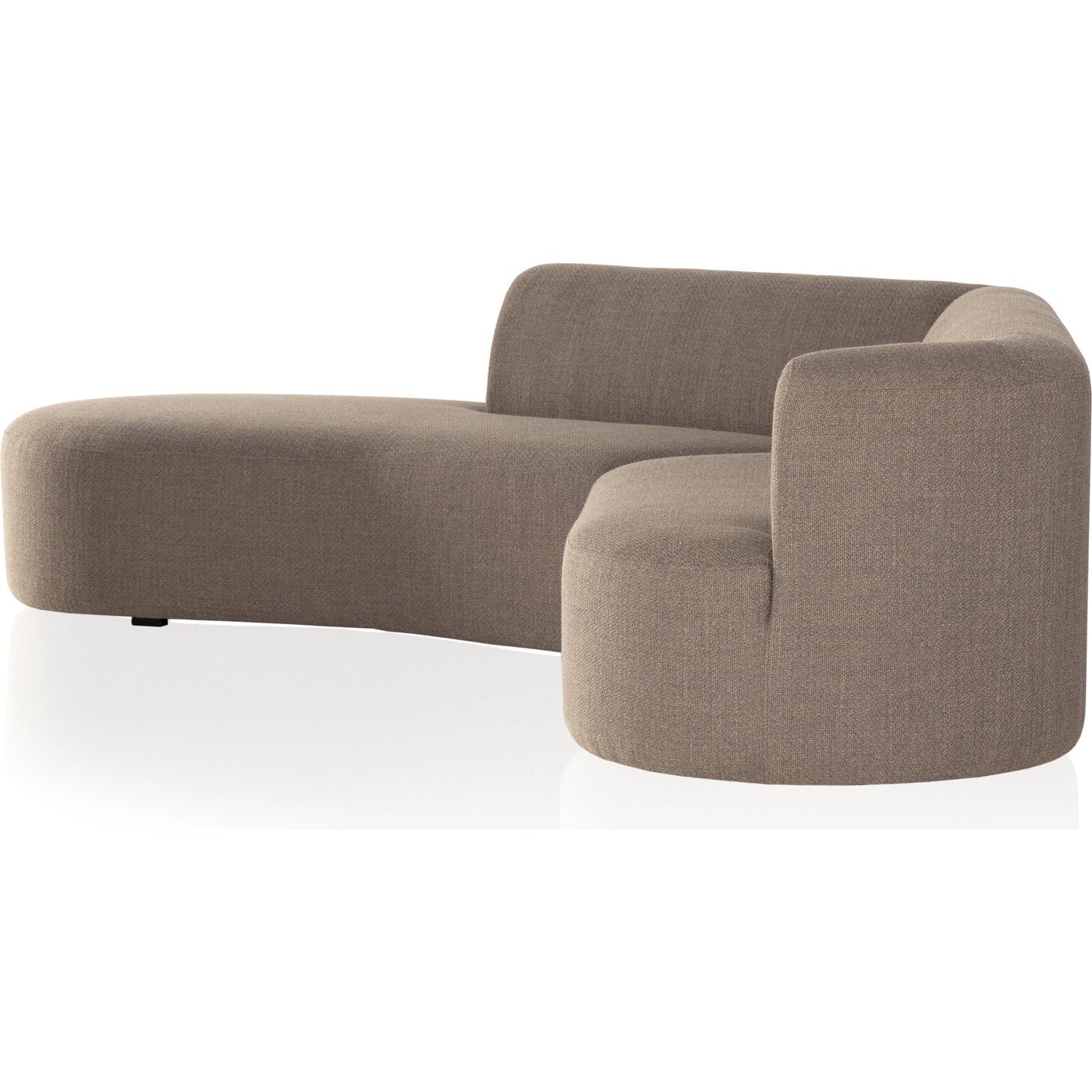 017 SI-1980481 | Additional Silo | Kipton 2-Piece Sectional by Four Hands in gibson mink. Made from 97% polyester, 3% acrylic, solid pine, 98% polyurethane foam, 2% fiber in a modern style.