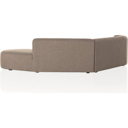 Kipton 2-Piece Sectional by Four Hands in gibson mink. Made from 97% polyester, 3% acrylic, solid pine, 98% polyurethane foam, 2% fiber in a modern style.