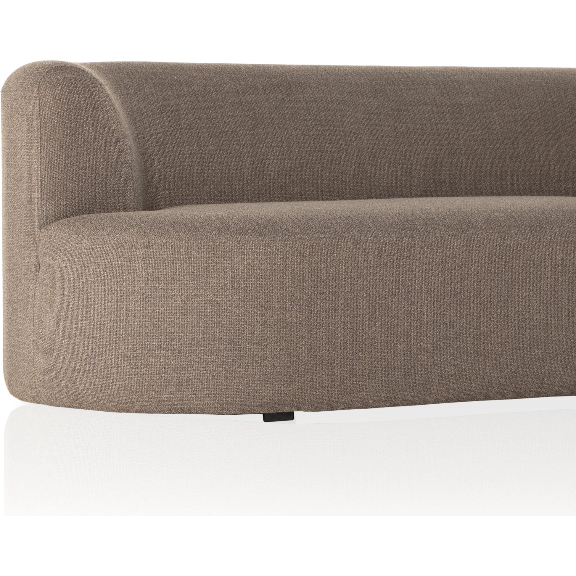 Kipton 2-Piece Sectional by Four Hands in gibson mink. Made from 97% polyester, 3% acrylic, solid pine, 98% polyurethane foam, 2% fiber in a modern style.