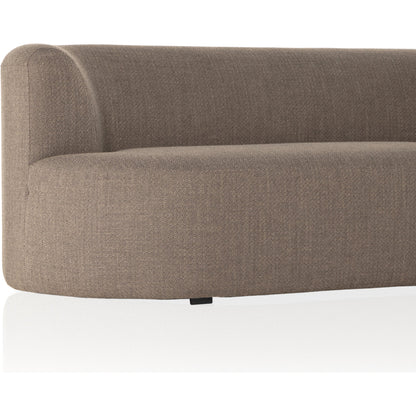 Kipton 2-Piece Sectional by Four Hands in gibson mink. Made from 97% polyester, 3% acrylic, solid pine, 98% polyurethane foam, 2% fiber in a modern style.