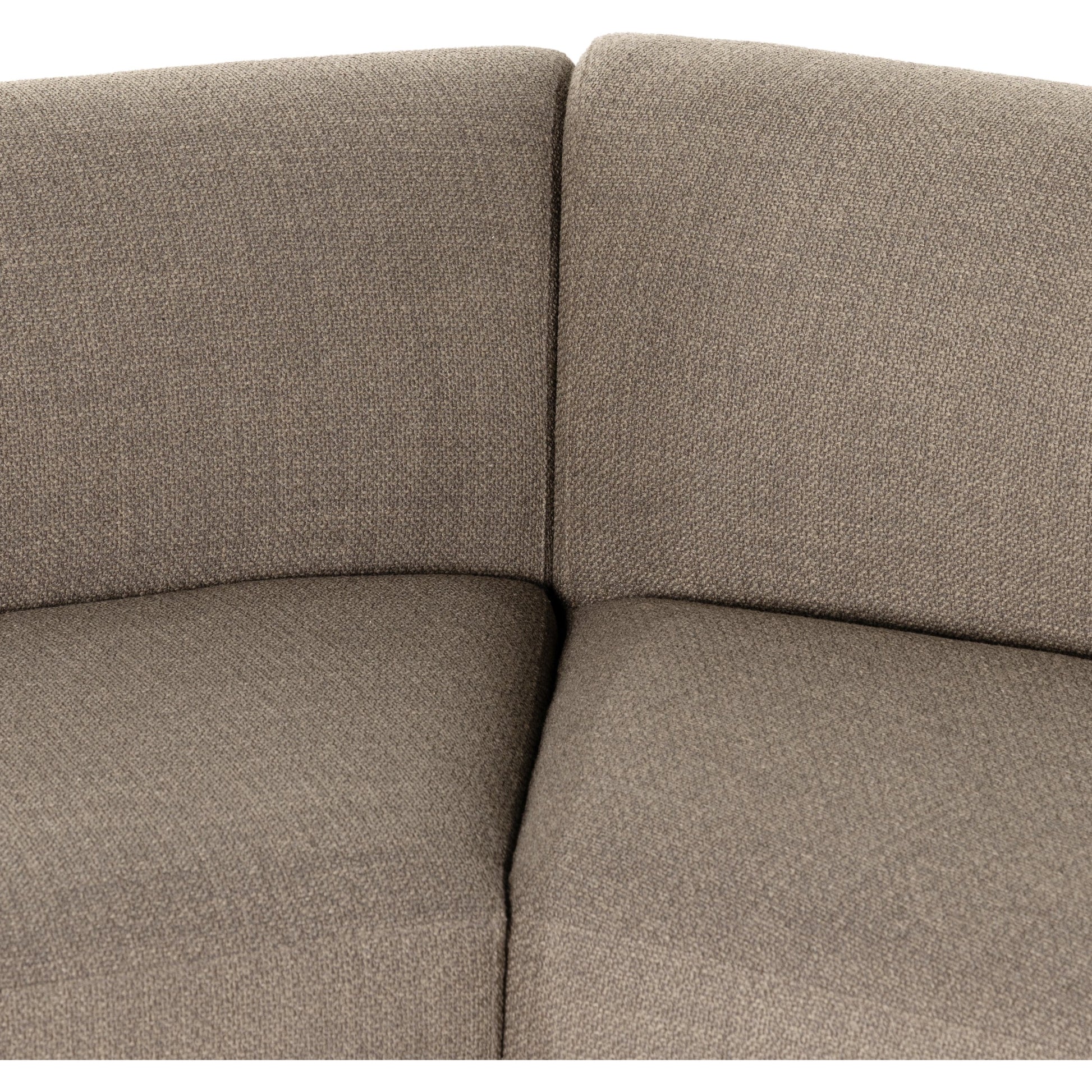 Kipton 2-Piece Sectional by Four Hands in gibson mink. Made from 97% polyester, 3% acrylic, solid pine, 98% polyurethane foam, 2% fiber in a modern style.