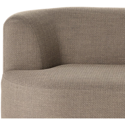 Kipton 2-Piece Sectional by Four Hands in gibson mink. Made from 97% polyester, 3% acrylic, solid pine, 98% polyurethane foam, 2% fiber in a modern style.