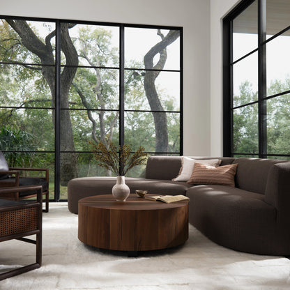 Kipton 2-Piece Sectional by Four Hands in gibson mink. Made from 97% polyester, 3% acrylic, solid pine, 98% polyurethane foam, 2% fiber in a modern style.