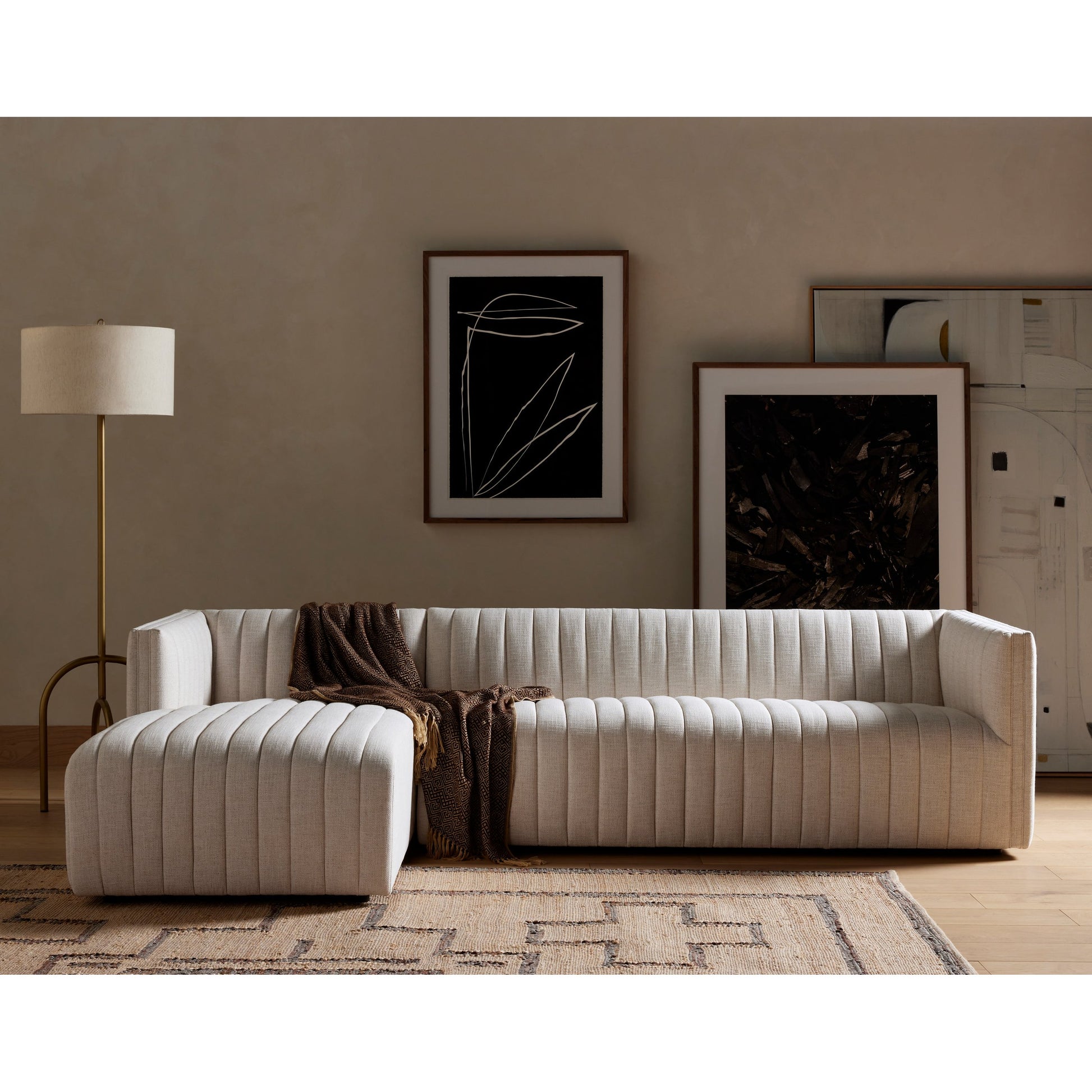Augustine 2-PC Sectional by Four Hands. Made from unique in a coastal style.