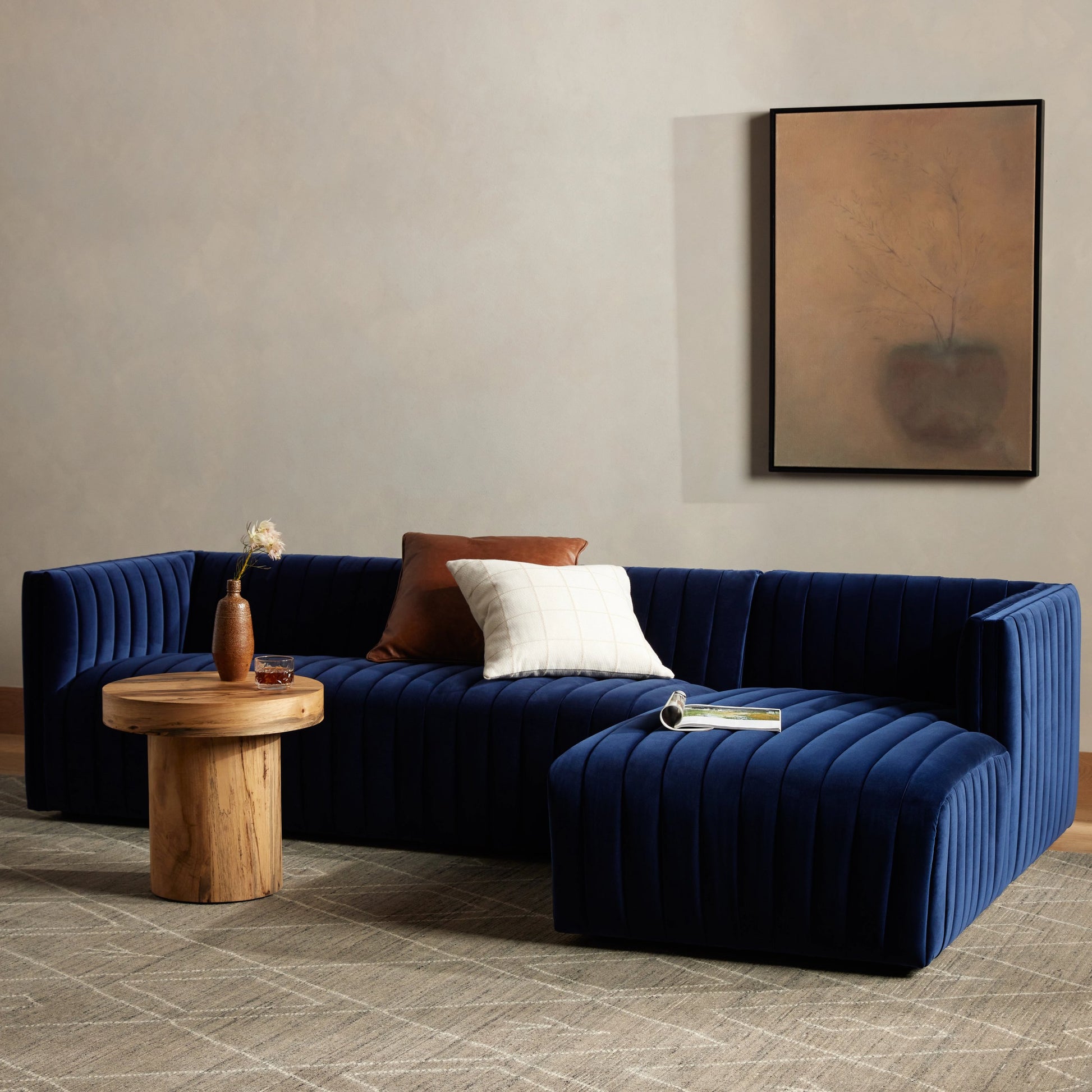 Augustine 2-PC Sectional by Four Hands. Made from unique in a coastal style.