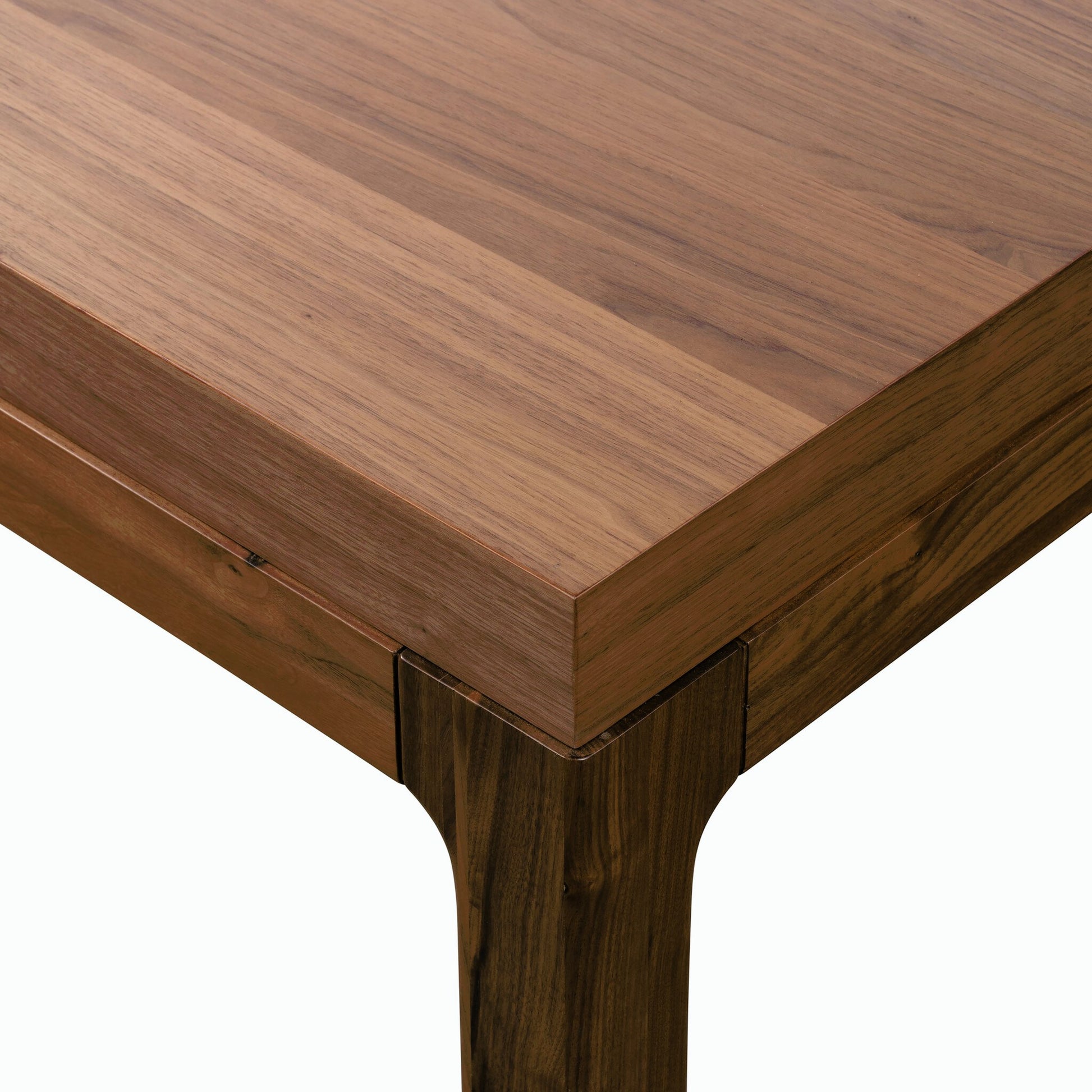 Arturo Coffee Table by Four Hands in natural walnut. Made from walnut veneer, solid walnut in a modern style.