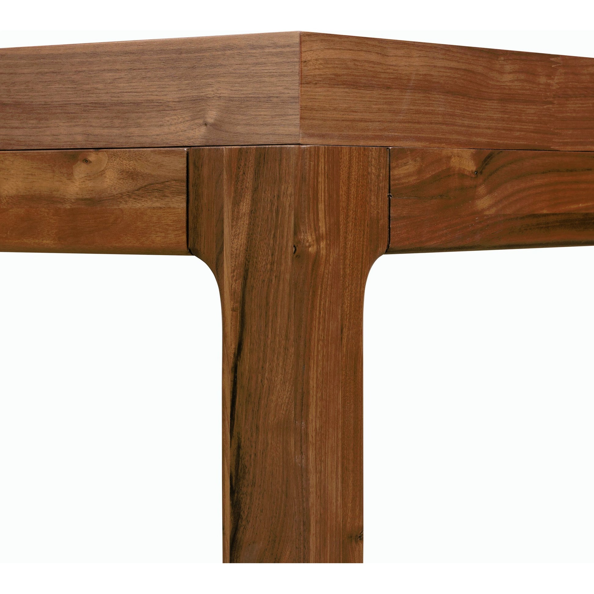 Arturo Coffee Table by Four Hands in natural walnut. Made from walnut veneer, solid walnut in a modern style.