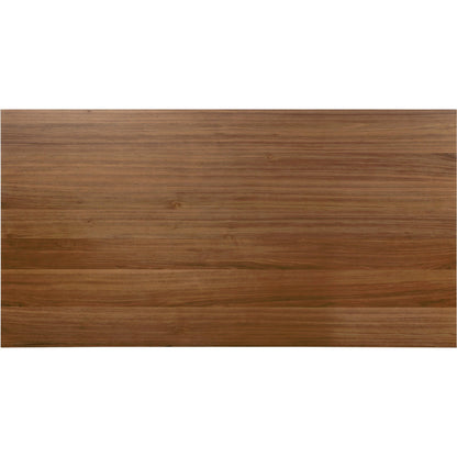 Arturo Coffee Table by Four Hands in natural walnut. Made from walnut veneer, solid walnut in a modern style.