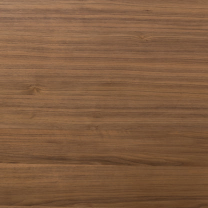 Arturo Coffee Table by Four Hands in natural walnut. Made from walnut veneer, solid walnut in a modern style.
