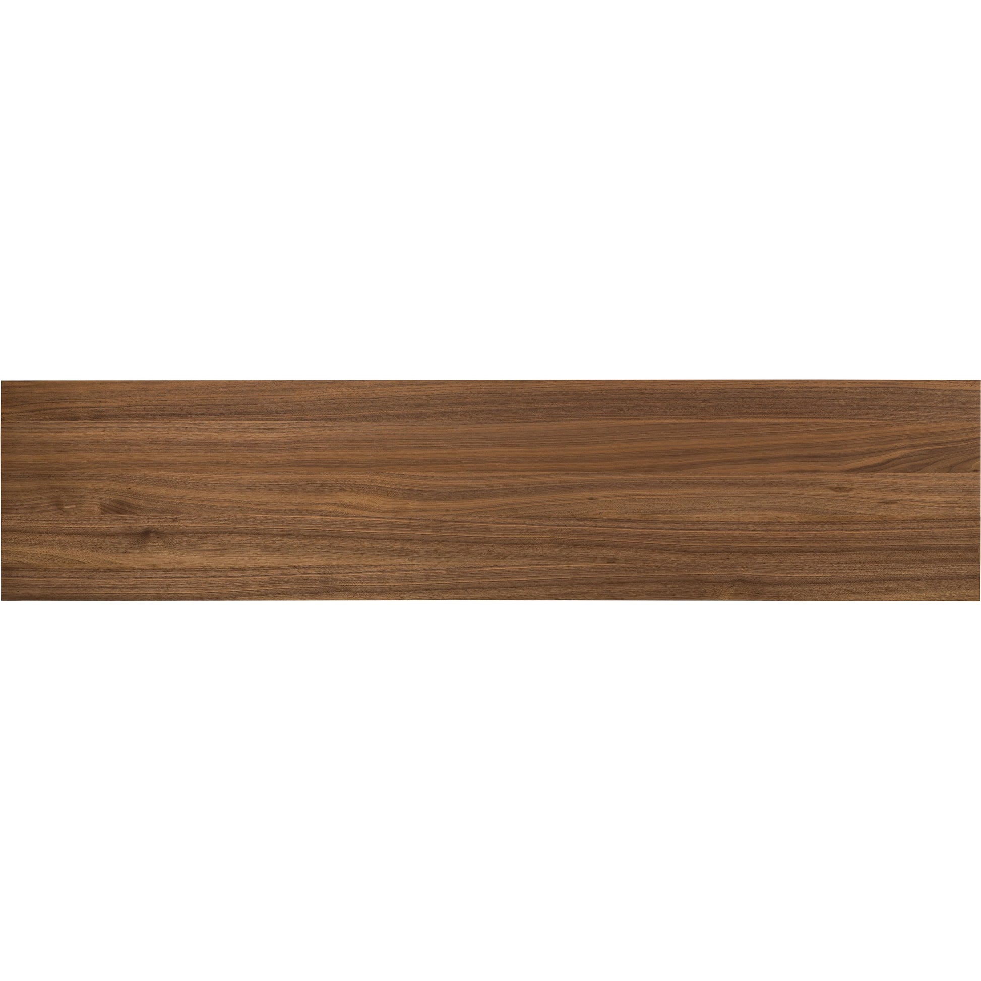 Arturo Console Table by Four Hands in natural walnut. Made from walnut veneer, solid walnut in a modern style.