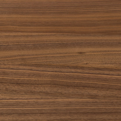 Arturo Console Table by Four Hands in natural walnut. Made from walnut veneer, solid walnut in a modern style.