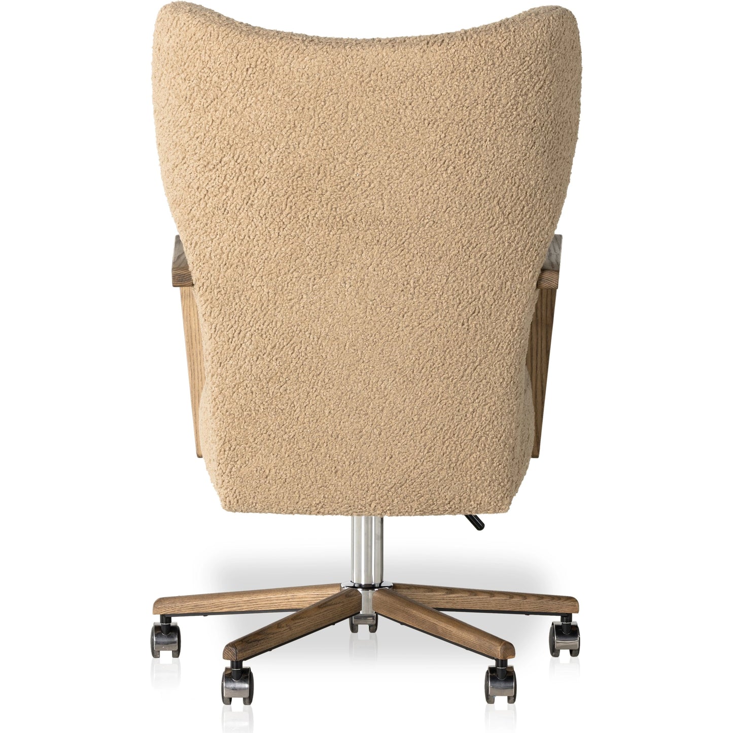008 SI-1977555 | Additional Silo | Melrose Desk Chair by Four Hands. Made from 100% polyester, solid ash, aluminum in a modern style.