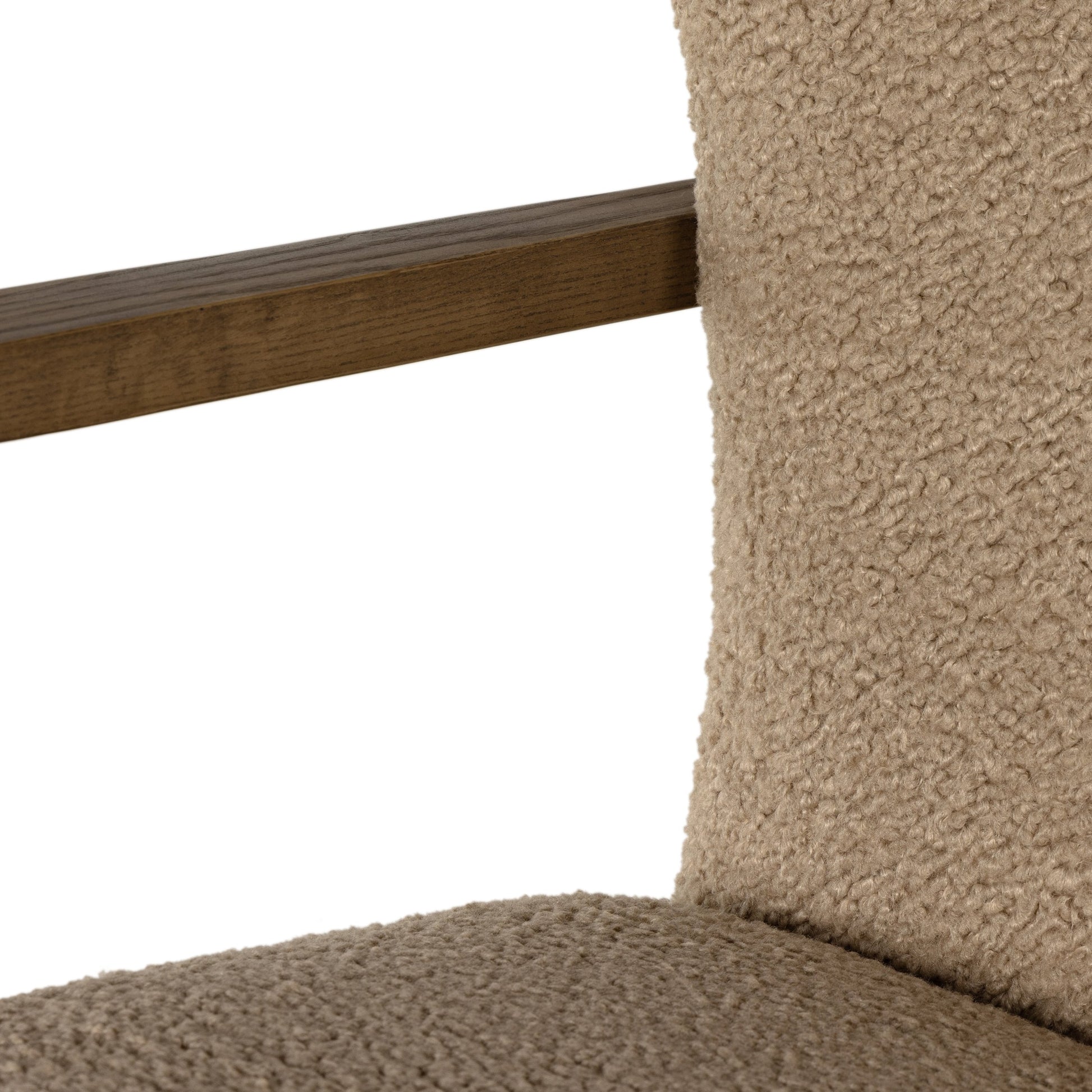Melrose Desk Chair by Four Hands. Made from 100% polyester, solid ash, aluminum in a modern style.