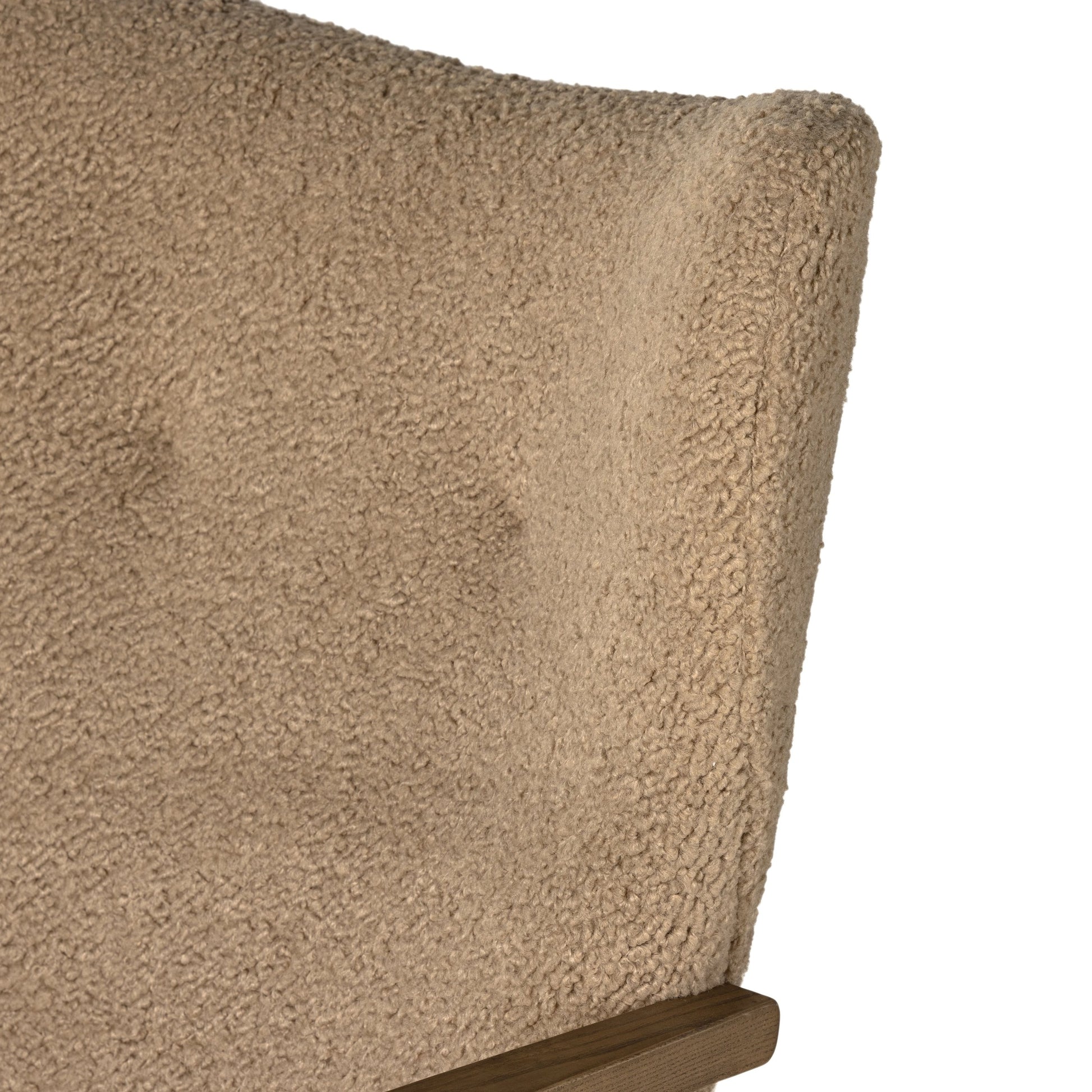 Melrose Desk Chair by Four Hands. Made from 100% polyester, solid ash, aluminum in a modern style.