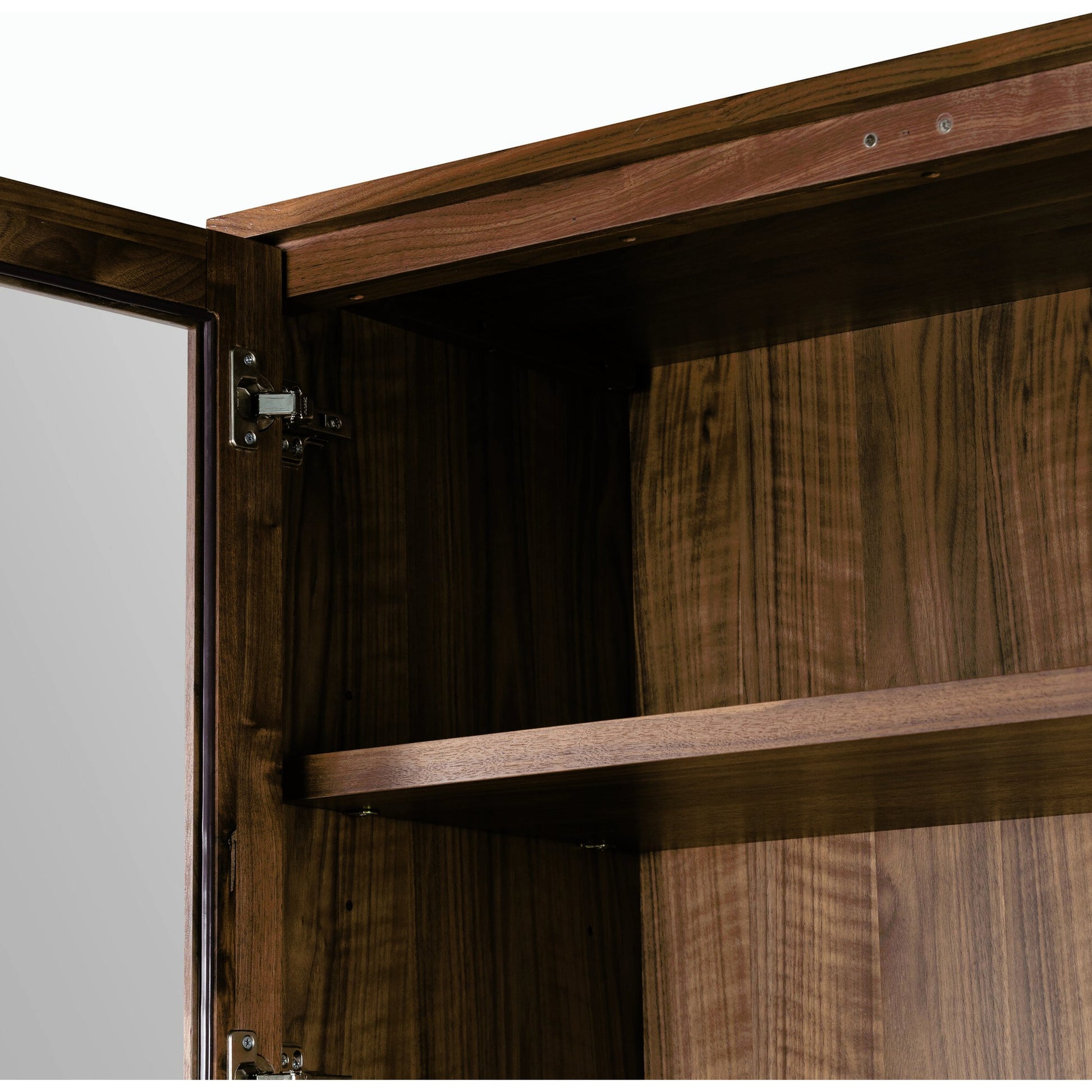 Arturo Cabinet by Four Hands in natural walnut. Made from walnut veneer, solid walnut in a modern style.