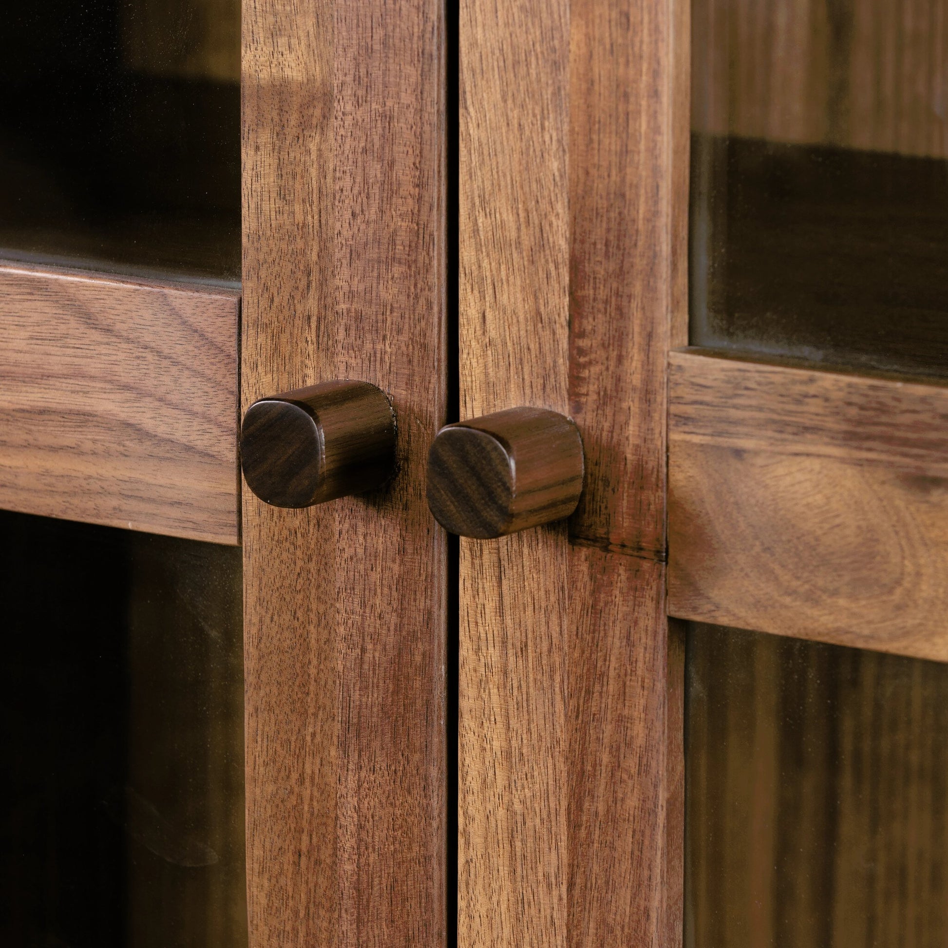 Arturo Cabinet by Four Hands in natural walnut. Made from walnut veneer, solid walnut in a modern style.
