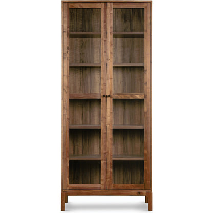 Arturo Cabinet by Four Hands in natural walnut. Made from walnut veneer, solid walnut in a modern style.