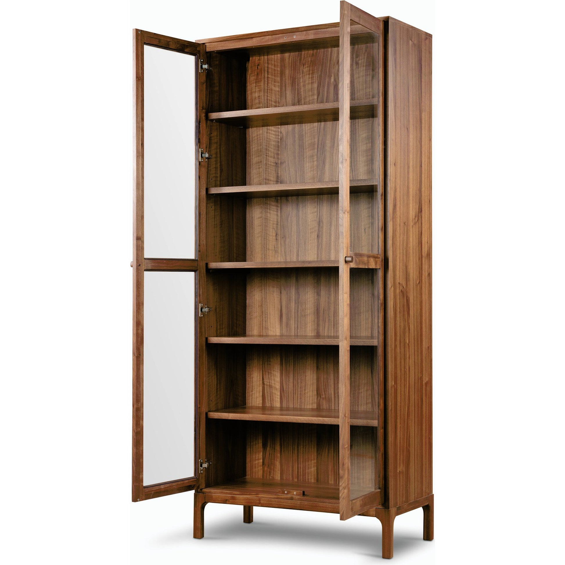 Arturo Cabinet by Four Hands in natural walnut. Made from walnut veneer, solid walnut in a modern style.